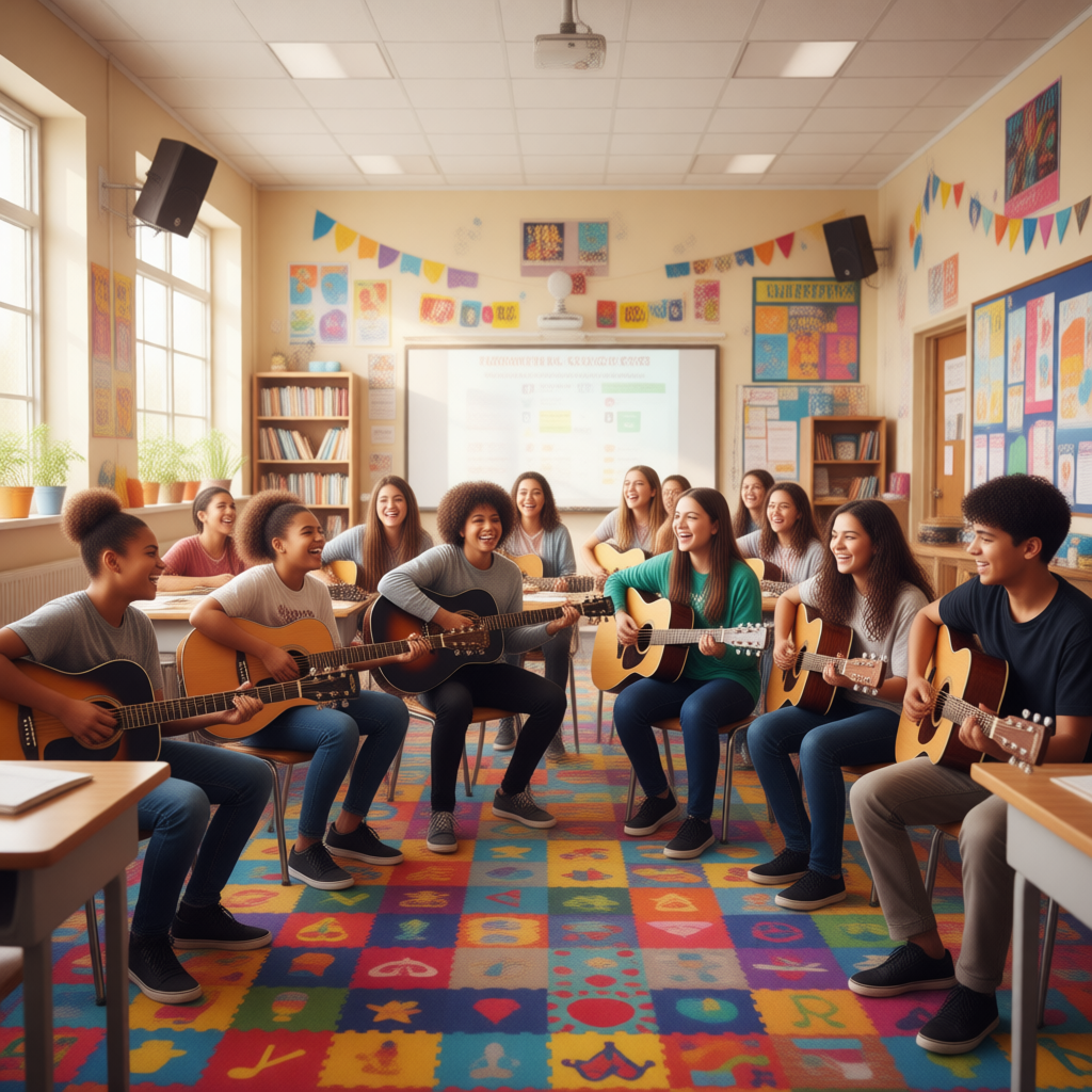 Onlien guitar classes by house of musicians