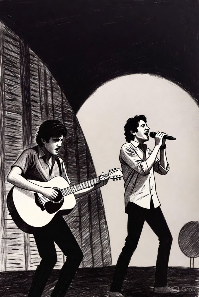 bollywood guitar stage performance 90 house of musicians lucknow