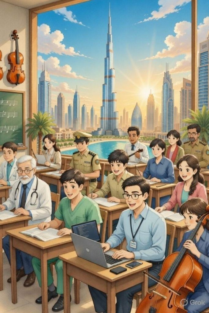 guitar  classes for working expat professionals and adults 