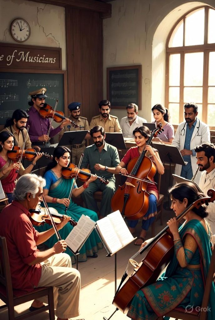 adults working professional online guitar classes by house of musicians 